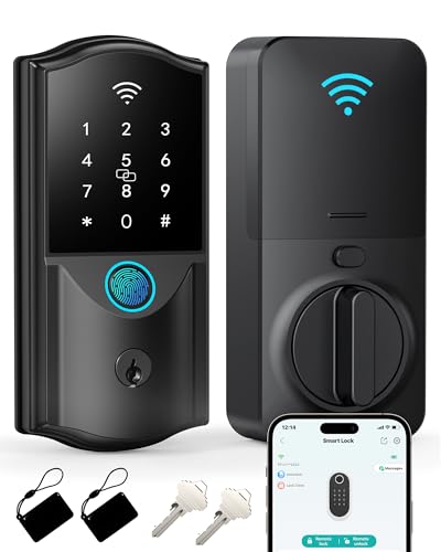Wifi Keyless Entry Electronic Deadbolt with Biometric Fingerprint Deal