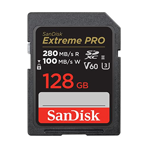 SanDisk 128GB Extreme PRO SDXC UHS-II Memory Card