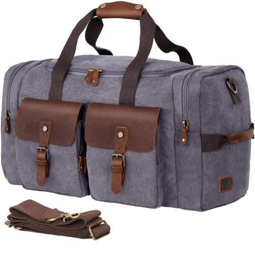 WOWBOX Duffle Bag Weekender Duffel Bag W/Shoe Compartment