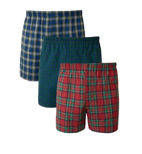 Hanes Men's Woven Boxers 3-Pack