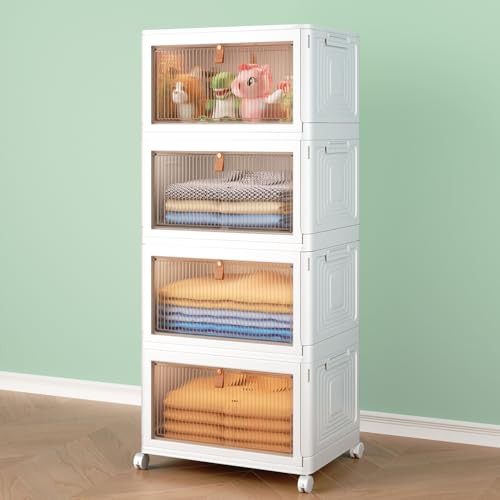 Wise Oannes 4 Tier Storage Bins with Lids