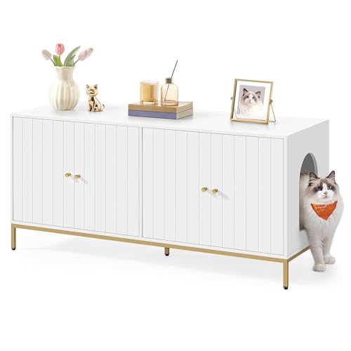 Feandrea Double Cat Litter Box Enclosure 47.2" Deal
