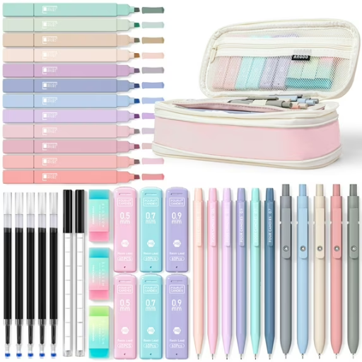Four Candies 39-Piece Aesthetic Supplies Set