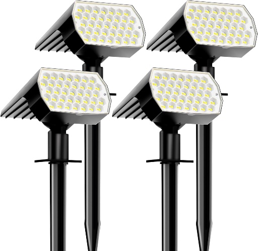 Solar Landscape Spotlights 4-Pack