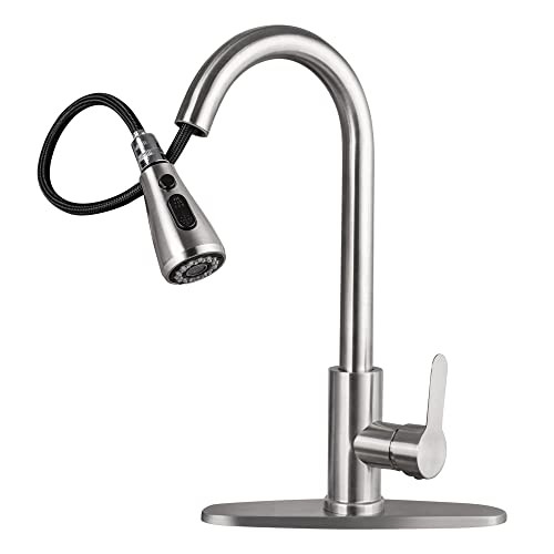 CILAIXI Kitchen Sink Faucet with Pull Down Sprayer
