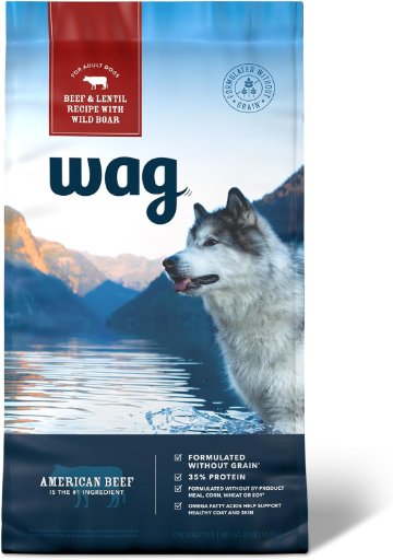 Wag Dry Dog Food Grain-Free Beef & Lentil Recipe