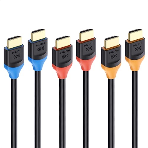 Cable Matters 8K Ultra High Speed Certified HDMI 2.1 Cables 3-Pack 6.6' Deal
