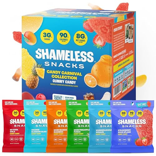 Shameless Snacks Candy Carnival Variety Pack