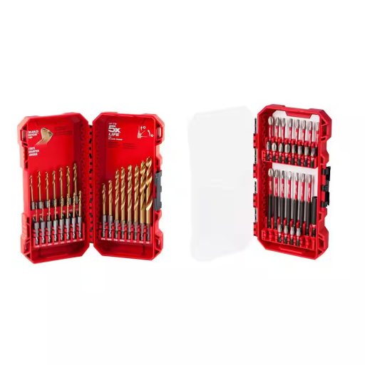 Milwaukee SHOCKWAVE Drill Bit and Impact Set Bundle