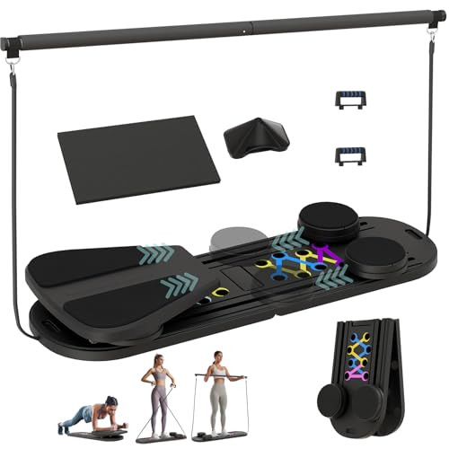 Foldable Pilates Reformer Set