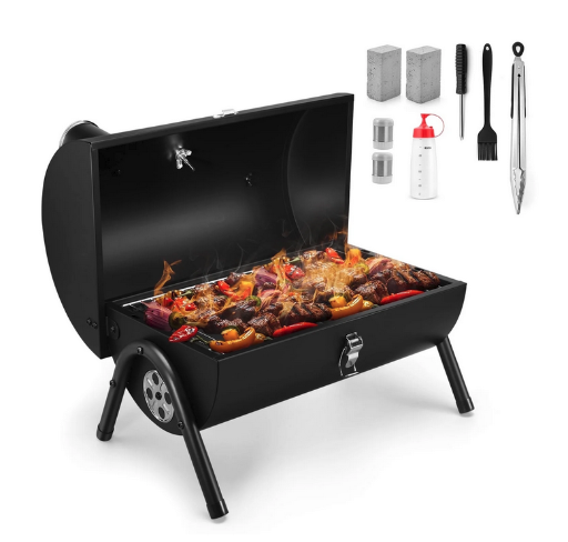 Coliware Portable Charcoal Outdoor BBQ Grill & Accessories