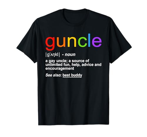 Men's Guncle Definition Uncle T-shirt