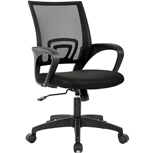 BestOffice Executive Rolling Swivel Adjustable Mid Back Desk Chair