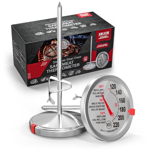 2 Pack Stainless Steel Meat Thermometer