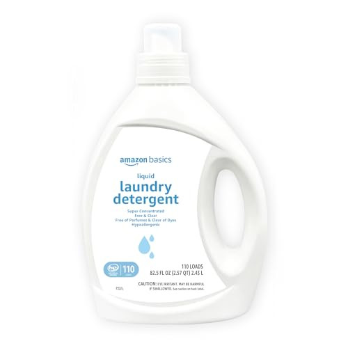 Amazon Basics Concentrated Liquid Laundry Detergent, 82.5 Fl. Oz.