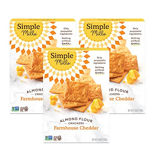 Simple Mills Gluten Free Almond Flour Crackers 3-Pack