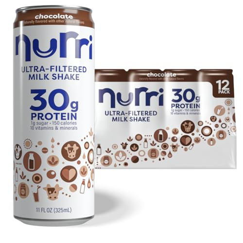 12-Pack nurri 30g Protein Ultra Filtered Milk Shake (Chocolate)