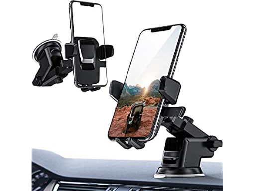 OrlboxCar Phone Holder Dashboard Mount w/ Adjustable Arm
