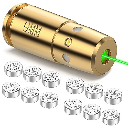 EZshoot Green Laser Bore Sight with 12 Batteries