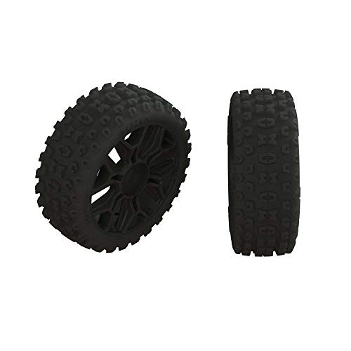 ARRMA Dboots '2HO' Tire Set Glued Gun Metal