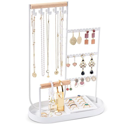 ProCase Jewelry Stand with Velvet Ring Tray