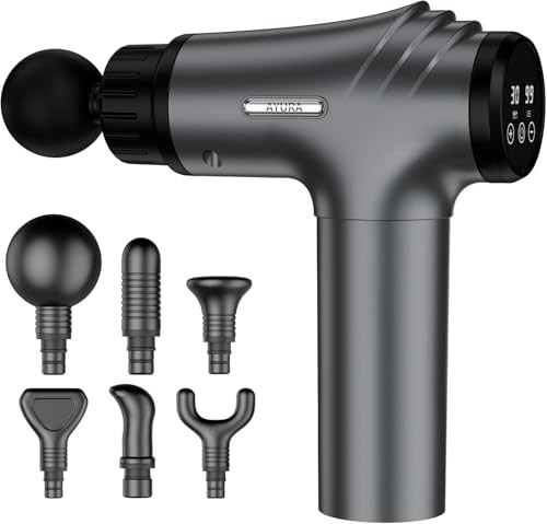 Ayura Deep Tissue Percussion Muscle Massage Gun w/ Accessories