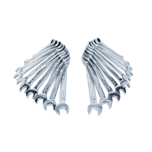 Kobalt 20 Piece 90 tooth Standard (SAE) and Metric Ratchet Wrench set