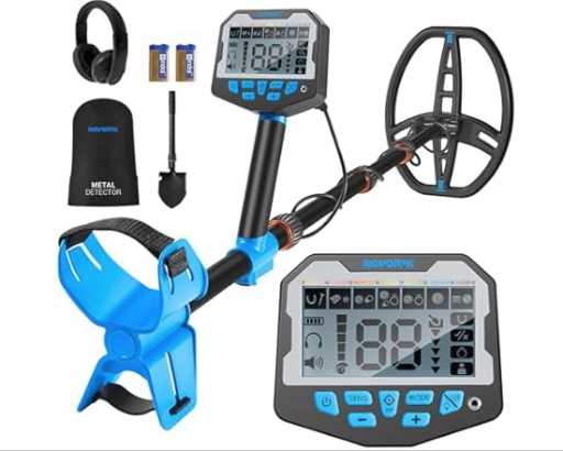 NOVORIK Waterproof Metal Detector with Adjustable Stem