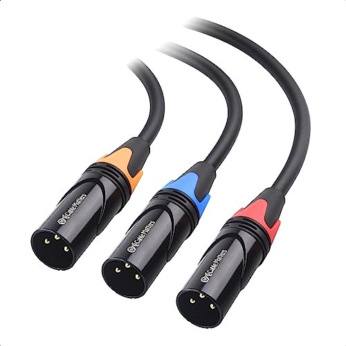 Cable Matters 3-Pack 15' Premium Shielded XLR Microphone Cables