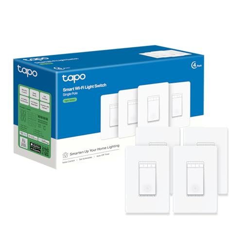 TP-Link Tapo S500D Smart Dimmer Switch 4-Pack