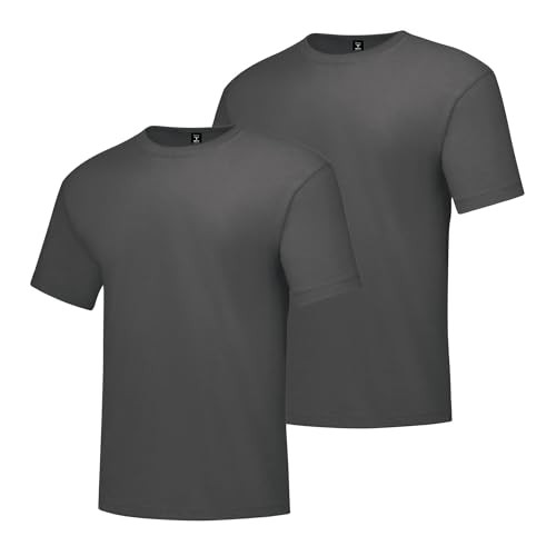 2-Pack Hanes Men's Short Sleeve Beefy Crewneck T-shirt
