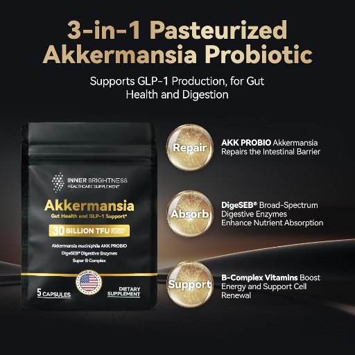Inner Brightness Akkermansia Probiotic Supplement
