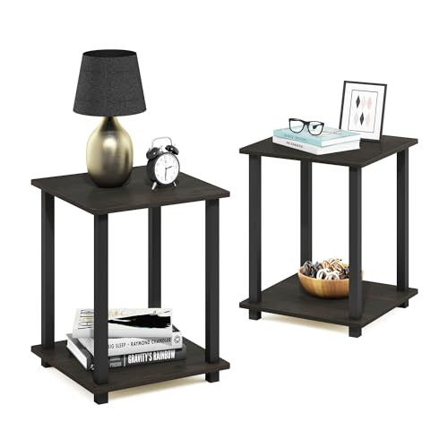 2 PC Furinno Simplistic End Table Set