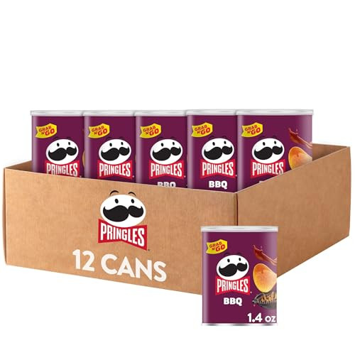 Pringles Potato Crisps Chips (Barbecue) 36-Pack