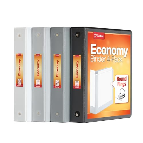 Cardinal 3-Ring Binders 4-Pack
