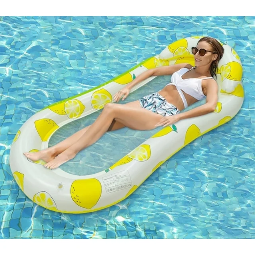 Aqua Leisure Ultra-Cushioned Comfort Blue Pool Lounge Float