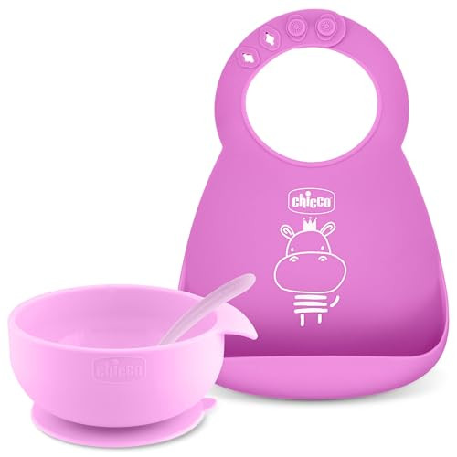 Chicco Easy Start Silicone Feeding Set