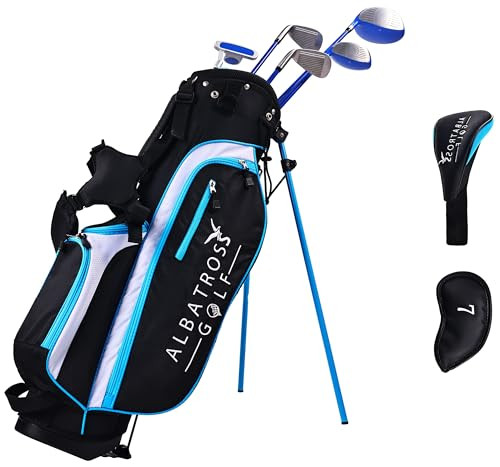 8-Piece Right-Hand Junior Golf Set with Stand Bag