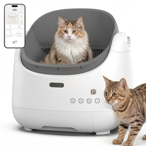 Automatic Self Cleaning Litter Box 100L w/App Deal