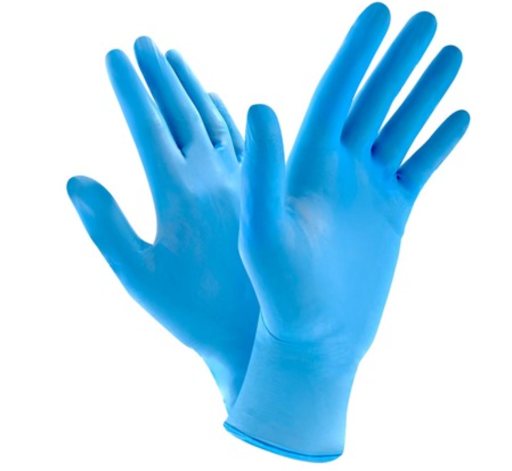 1000-Count 4 Millimeter Thickness Blue Nitrile Gloves