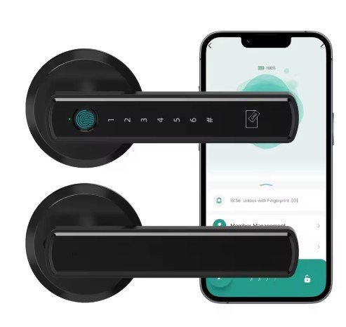 Viladepot Smart Lock Fingerprint Door Lock with App Control