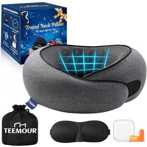 Travel Neck Pillow with 360° Support