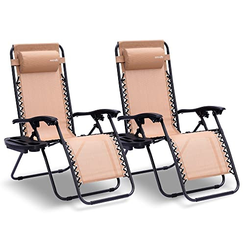 SereneLife Zero Gravity Chairs -2 Set