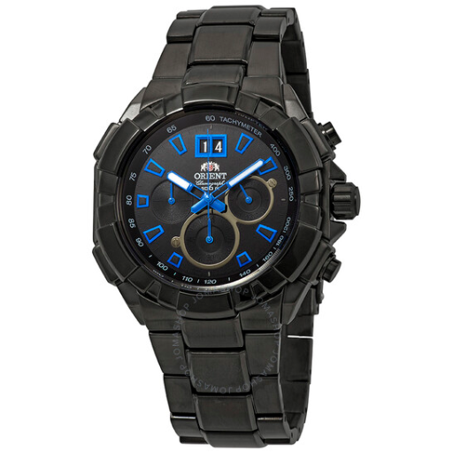 Orient Enterprise Chronograph Black Dial Watch