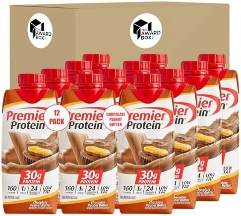 Premier Protein Shake 12-Pack (Chocolate Peanut Butter)