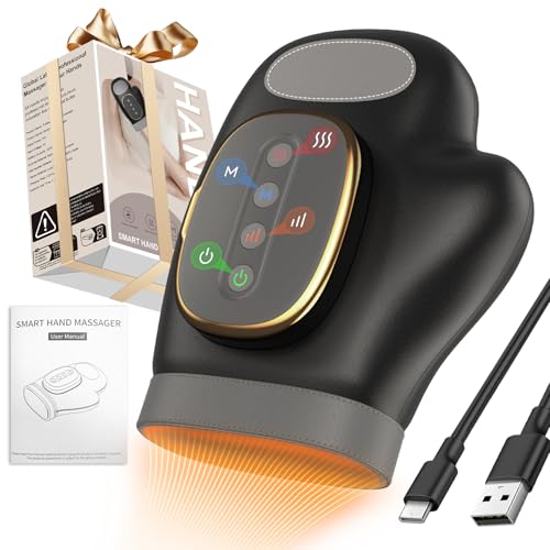 YNSZAS Professional Hand Massager with Heat Compression Therapy