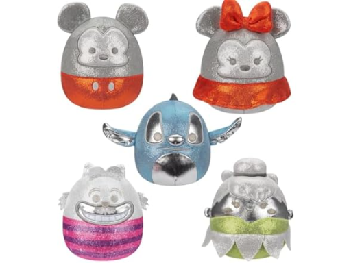 Squishmallows Original Disney100 5-Inch 5-Pack Plush Box Set