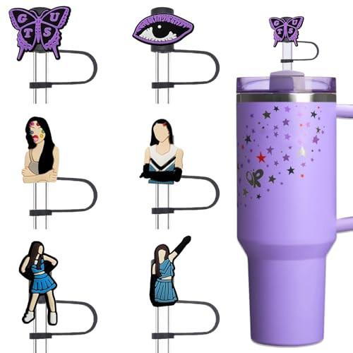 Olivia Rodrigo Straw Toppers for Stanley Cups