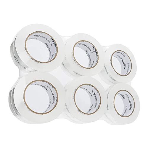 6-Pack Amazon Basics 1.88" x 109-Yards Packing Tape