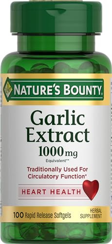 Nature's Bounty Garlic Extract Softgels